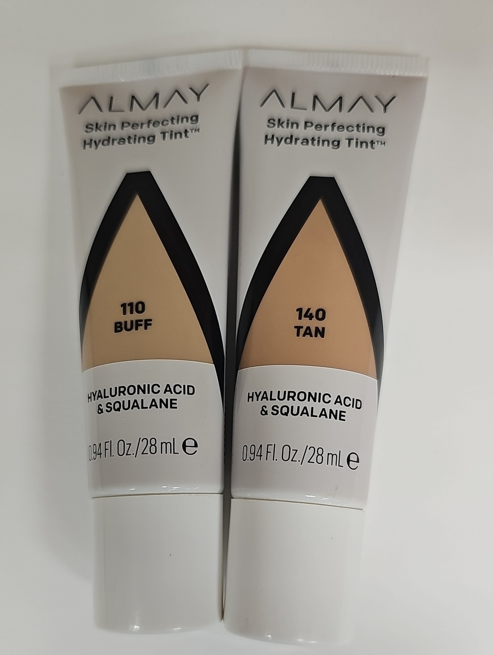 Almay Skin Perfecting Tint Bundle Qty 2 Tubes New Tan & Buff .94 fl oz